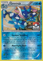 Greninja 40/122 Reverse Holo 1st Place Promo - 2016 Pokemon League